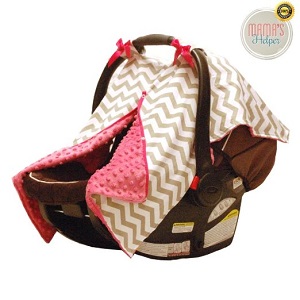 Car Seat Canopy Blanket by Mama's Helper