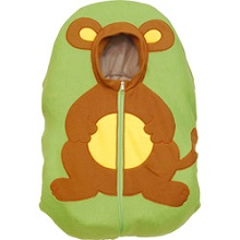 Kangaroo Infant Car Seat Fleece Cover for Boys