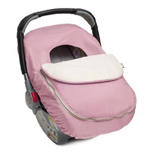 The First Years Infant Car Seat Cover in Pink